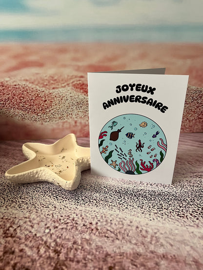 Bulle Aquatique (Carte d’anniversaire)