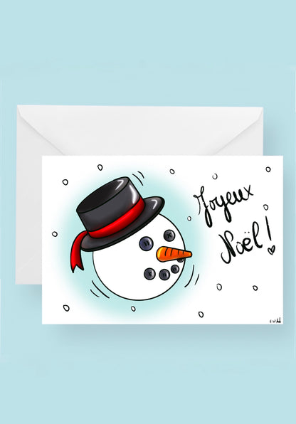 Snowman (Carte de voeux)