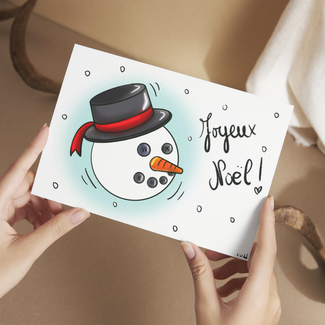 Snowman (Carte de voeux)