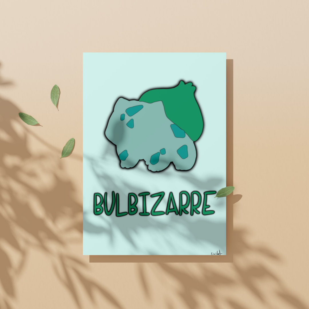 Pokémon minimaliste (Affiche)
